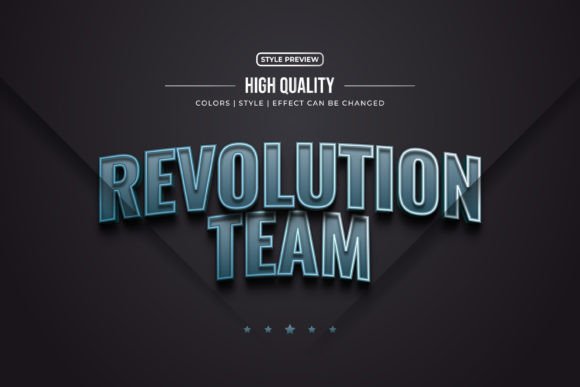 3D Game or E-sport Text Style Effect: Instant Visual Impact