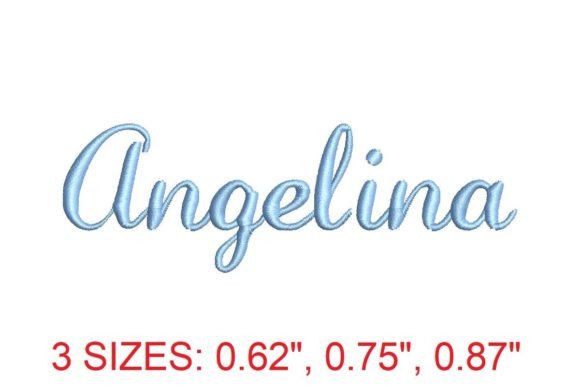 Angelina Embroidery Font: Elegant Stitching for Any Project