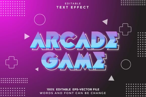 Arcade Game Editable Text Effect: Retro Vibes for Modern Projects