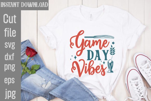 Game Day Vibes SVG Cut File: Beyond the Bleachers