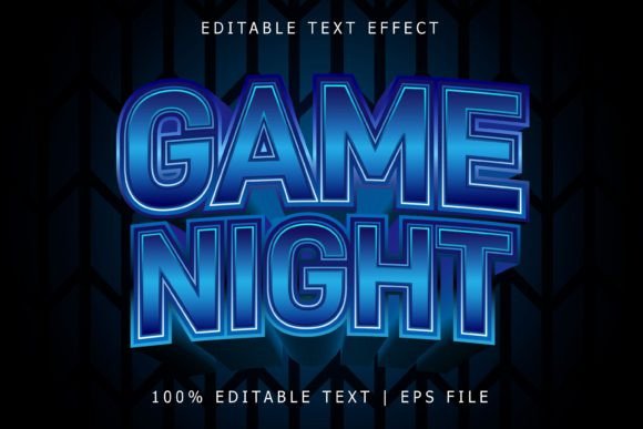 Game Night Editable Text Effect: A Designer's Secret Weapon