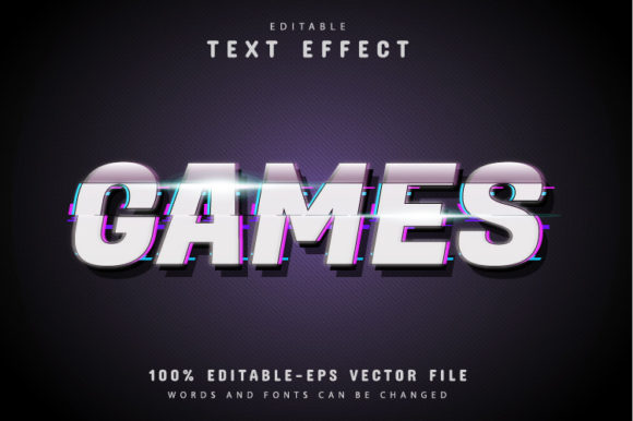 Game Text Effect Glitch Style: A Dynamic Vector Tool for Modern Creators