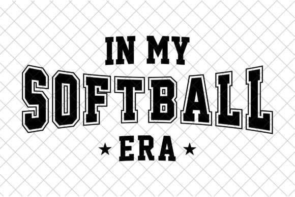 In My Softball Era: A Game Day SVG for the Modern Crafter