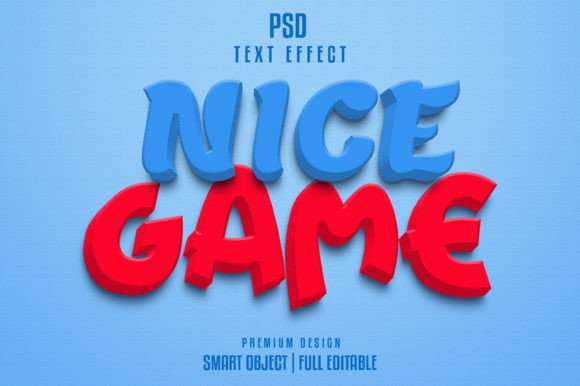 Instant Impact: The NIce Game 3D Text Effect