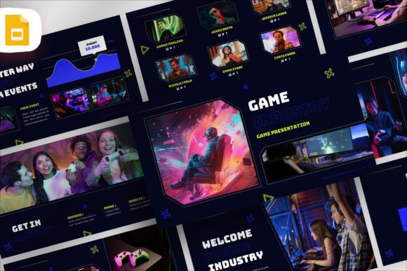 Master the Dark Game Industry Google Slide Template