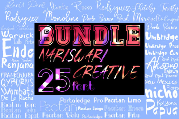 Nariswari Creative Font Bundle: Your Toolkit for Modern Typography