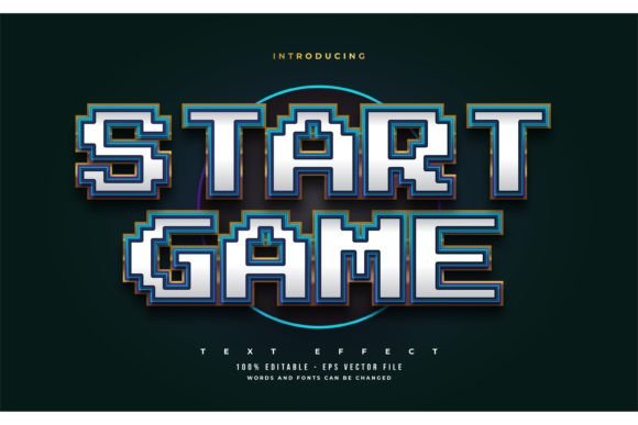 Pixel Game Text Style Effect: Retro Charm Meets Modern Design