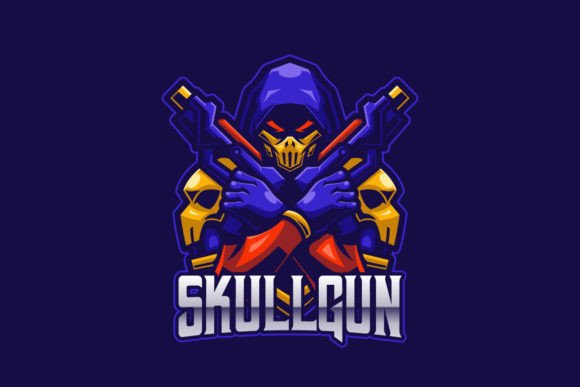 Skullgun E-sports Game Logo: A Premium Asset for Your Brand Identity