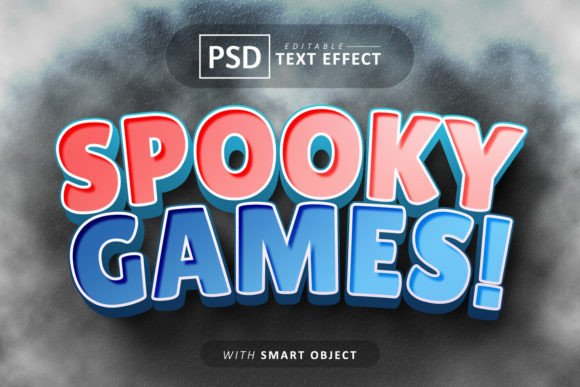 Spooky Game Text Effect Editable: Your Halloween Design Secret Weapon